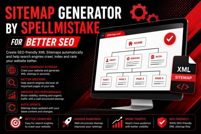 Sitemap generator by spellmistake for Better SEO Sitemap generator by spellmistake